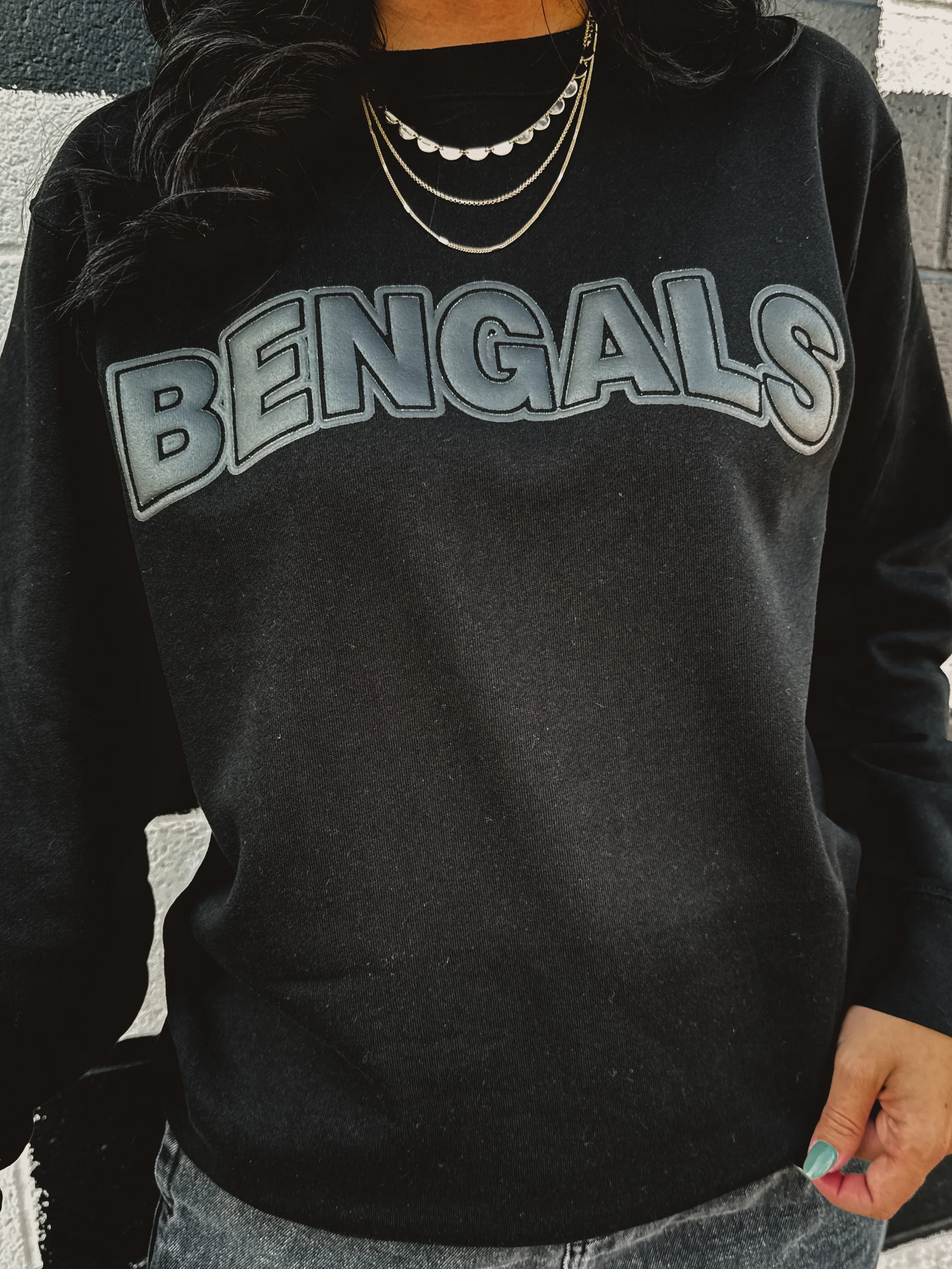 Blacked Out Crewneck Sweatshirt